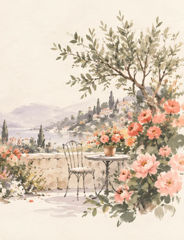Decorative illustration: Something growing